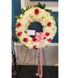 NameMe 17. An arrangement by Now and Forever Flower Boutique.