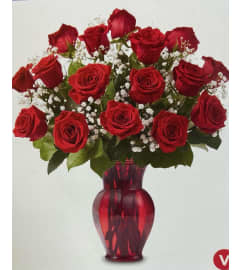 Blooming roses of love bouquet. An arrangement by Julie's Artistic Rose.