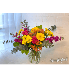 Young, Wild and Free. An arrangement by Brooklin Floral and Garden Shoppe Inc..