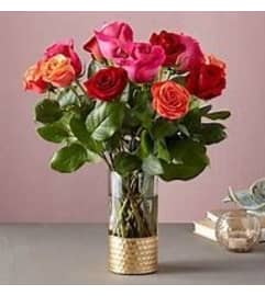Mixed Rose Bouquet. An arrangement by Rose Flowers. Mixed Rose Bouquet. An arrangement by Rose Flowers.
