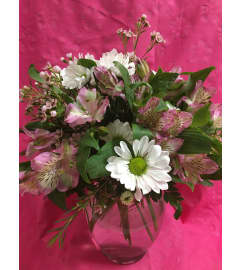Awesome alstramerias. An arrangement by River City Flower Studio.