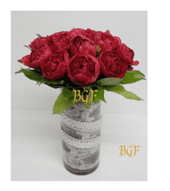 Passionate Peonies. An arrangement by Brickell Exclusive Blooms.