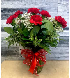 Sweet Valentine Surprise. An arrangement by Owen Sound Flowers.