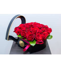 Romance Love Bouquet. An arrangement by Viva's Flower Shop.