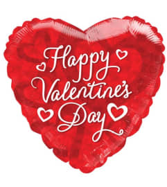 happy Valentine's Day Red Heart. An arrangement by Country Florist.