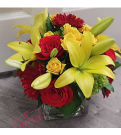 Cheerful Bliss. An arrangement by Clark County Floral.