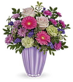 Playful Pastel Bouquet by Jennifer's. An arrangement by Jennifer's Flowers and Gifts.