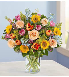 Spring Sensation Luxury Bouquet. An arrangement by L and J Blooms.