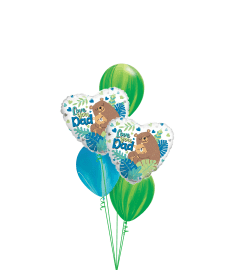 Love You Dad Bear Classic Balloon Bouquet. An arrangement by Balloon Bouquets Plus. Love You Dad Bear Classic Balloon Bouquet. An arrangement by Balloon Bouquets Plus.