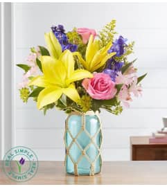 Garden Sentiments. An arrangement by L and J Blooms.