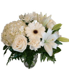 Simple Remembrance. An arrangement by Harriet's Flower and Gift Shop.