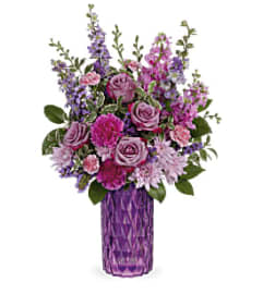 The Amazing Amethyst Bouquet. An arrangement by Flowers of Jacksonville.