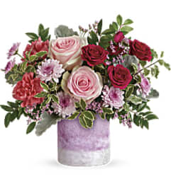 A Washed in Pink Bouquet. An arrangement by Flowers of Jacksonville.