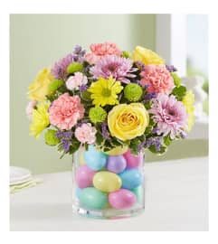 Easter Egg-Stravaganza by Conny's FS. An arrangement by Conny's Flower Shop. Easter Egg-Stravaganza by Conny's FS. An arrangement by Conny's Flower Shop.