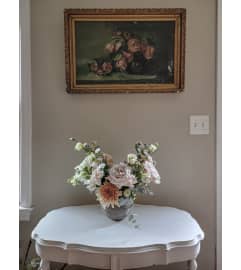 Goddess of Pastel. An arrangement by Foraged Floral of Cape Cod.