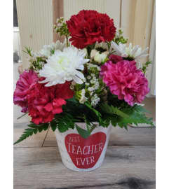Teacher Gift- Fresh Flowers. An arrangement by The Flower Hut.