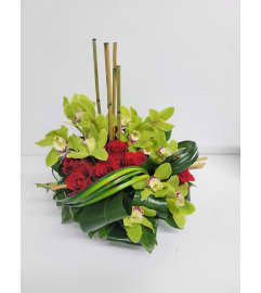 Harmony in the Tropics. An arrangement by Brickell Exclusive Blooms.