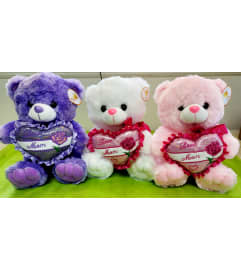 Mother's Day Bear Medium. An arrangement by Rosebud Studio Florist.