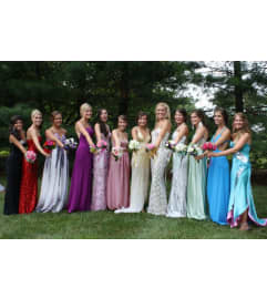 Classic Prom Bouquet - Handtied flowers. An arrangement by Flowers by Priscilla.