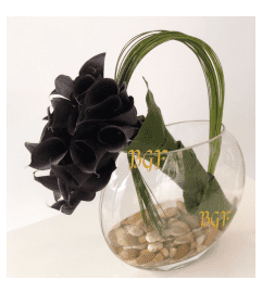 Calla Lily Night Cap. An arrangement by Brickell Exclusive Blooms.