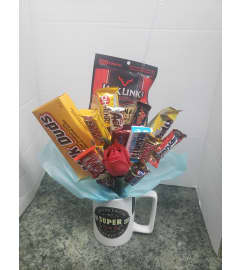 sweets for dad. An arrangement by Jane's Floral Dreams.