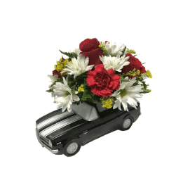 '67 Camaro Bouquet. An arrangement by Awesome Blossom.