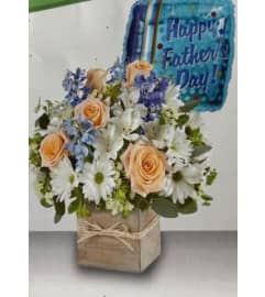 Coastal Breeze for Dad 2. An arrangement by Butterflies Flower Shop.