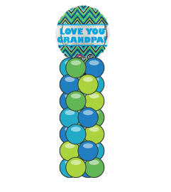 Love You Grandpa Mini Balloon Column. An arrangement by Balloon Bouquets Plus. Love You Grandpa Mini Balloon Column. An arrangement by Balloon Bouquets Plus.