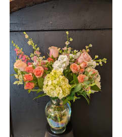 Pink Delights. An arrangement by Fleur du Jour.