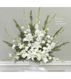 Pedestal Arrangement(Ctt15-11). An arrangement by Roma Flowers and Gifts.