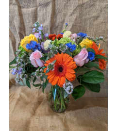 Radiant Rainbows. An arrangement by Fleur du Jour.
