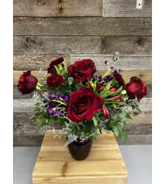 Romantic Moments. An arrangement by The Farm and Floral Market.