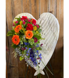 Ricky's Angels Wings. An arrangement by Ricky's Flowers and More.