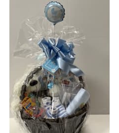 It's A Baby Boy Gift. An arrangement by Shalimar Flower Shop.
