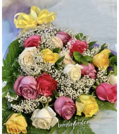 18 Roses Presentation Style. An arrangement by Brooklin Floral and Garden Shoppe Inc..