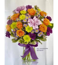 Elegant Fall Potpourri Bouquet. An arrangement by Elegant Florist.
