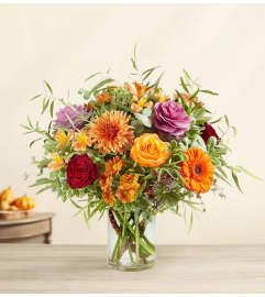 Grand Autumn Celebrations. An arrangement by L and J Blooms.