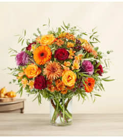 Grand Autumn Celebrations. An arrangement by L and J Blooms.