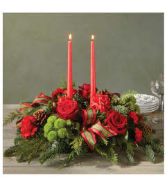 By the Candlelight Table Bouquet. An arrangement by Floral Insight.
