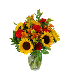 Fall Smile. An arrangement by Northwest Florist.