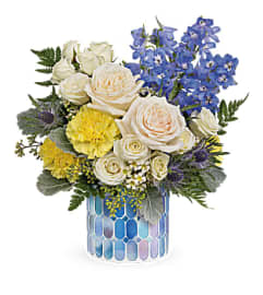 Dreaming of Blue Bouquet. An arrangement by Flowers of Jacksonville.