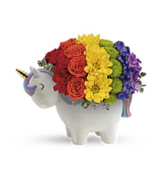 Dreaming of Rainbows Bouquet. An arrangement by Flowers of Jacksonville.