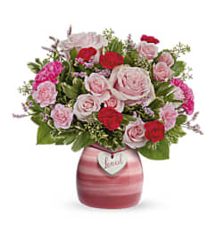 Pink Daydreams Bouquet. An arrangement by Elegant Florist.