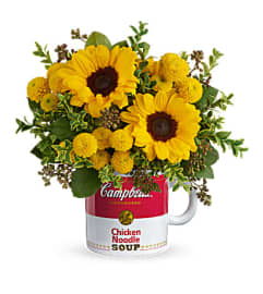 Campbell's® Warm Wishes Bouquet by Elegant. An arrangement by Elegant Florist.