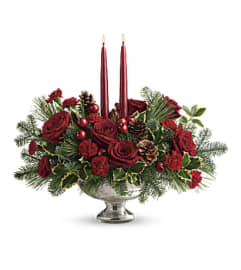Shining Bright Centerpiece by Elegant. An arrangement by Elegant Florist.