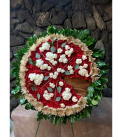 Pizza Tribute. An arrangement by Flowers By Maria.