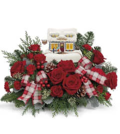 Sweet Shoppe Thomas Kinkade. An arrangement by Erika's Flowers.