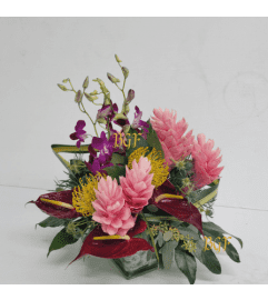 Tropical Sweet. An arrangement by Brickell Exclusive Blooms.