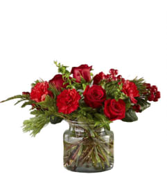 FTD Festive Perfume Bouquet. An arrangement by Fendley Florists.