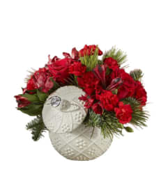 FTD Bauble Bloom. An arrangement by Fendley Florists.